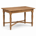 Tavolo rettangolare in legno marrone con cassetto, 100 × 70 × 78 cm